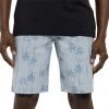 TravisMathew Men's Smooth Talker Golf Shorts Heather Faded Denim -Golf Apparel Sales Shop unnamed file 5924