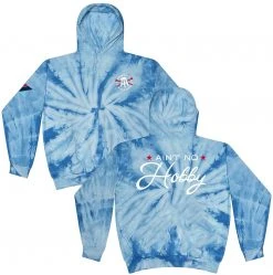 Barstool Sports Men's Ain't No Hobby Tie Dye Golf Hoodie Blue