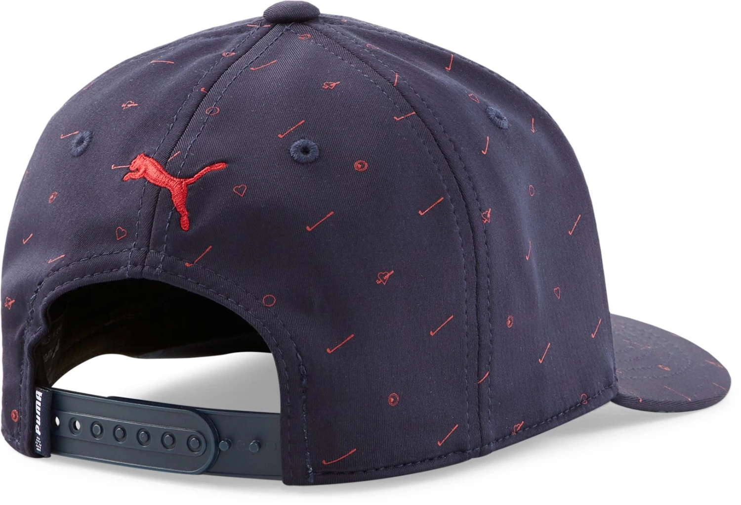 PUMA Men's Love Golf P Snapback Golf Hat White/yellow 4 PUMA Men's Love Golf P Snapback Golf Hat White/yellow - Image 2