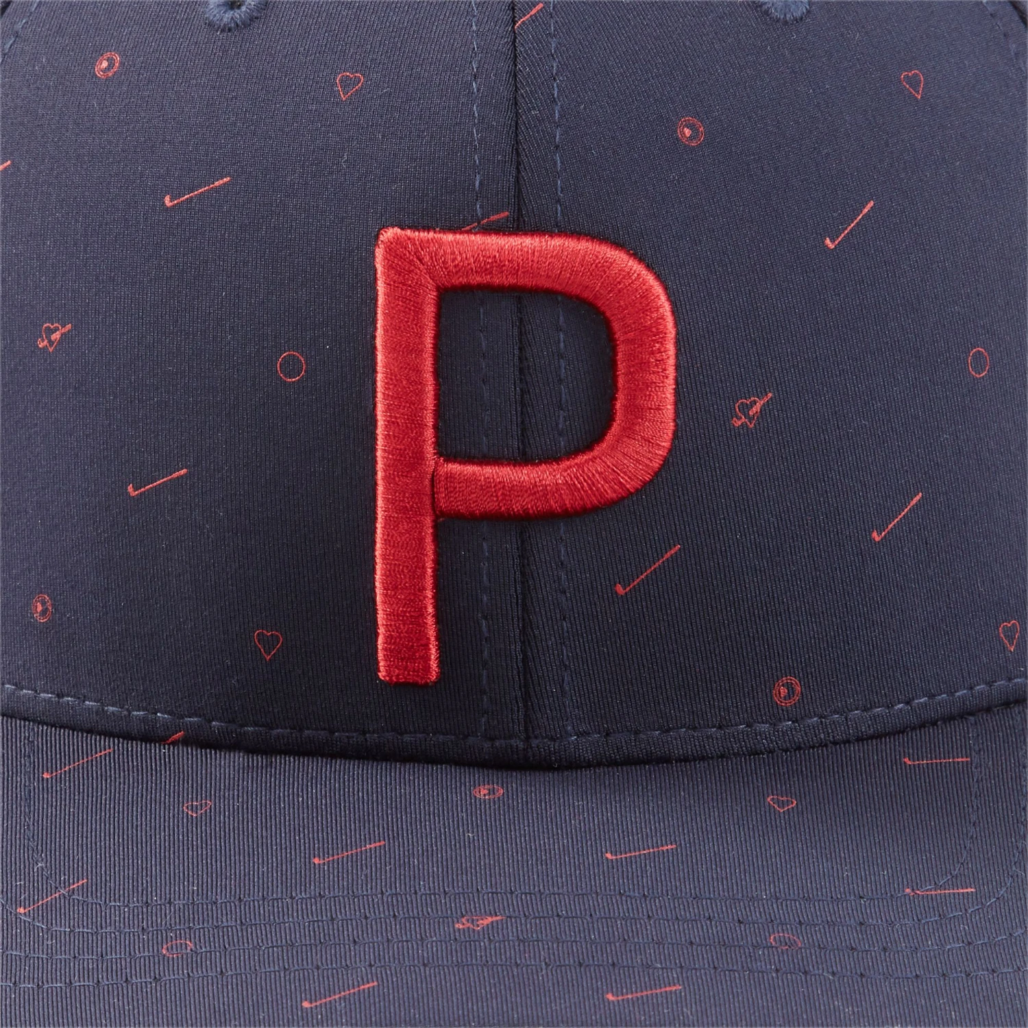 PUMA Men's Love Golf P Snapback Golf Hat White/yellow 6 PUMA Men's Love Golf P Snapback Golf Hat White/yellow - Image 4