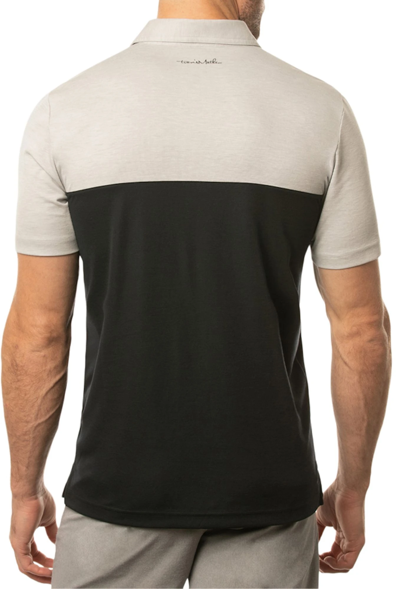 TravisMathew Men's Salad Days Golf Polo Heather Light Grey 4 TravisMathew Men's Salad Days Golf Polo Heather Light Grey - Image 2