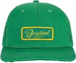 Barstool Sports Men's Golf Trucker Hat Green