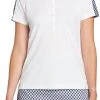 Lady Hagen Women's Printed Block Short Sleeve Golf Polo Sparklers White/dark Navy 2 Lady Hagen Women's Printed Block Short Sleeve Golf Polo Sparklers White/dark Navy -Golf Apparel Sales Shop unnamed file 635
