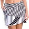 SwingDish Women's Sandra Stripe Golf Skort Black/white Stripe -Golf Apparel Sales Shop unnamed file 6397
