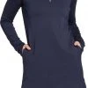 Lady Hagen Women's Solid UV Long Sleeve Golf Dress Dark Navy -Golf Apparel Sales Shop unnamed file 64