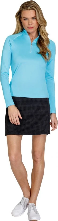Tail Women's ISARIAH Long Sleeve Golf Top Blue Fish -Golf Apparel Sales Shop unnamed file 6519