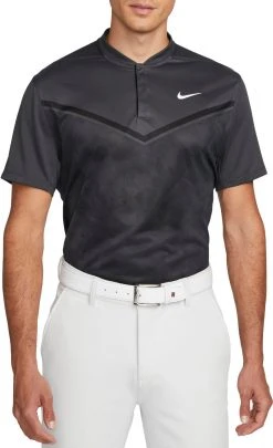 Nike Men's Dri-FIT ADV Tiger Woods Blade Collar Golf Polo Dk Smoke Grey