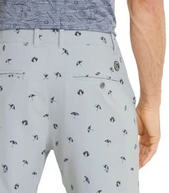 PUMA X Arnold Palmer Men's Arnold Palmer Umbrella Shorts Mirage Gray/algiers Blue -Golf Apparel Sales Shop unnamed file 6662