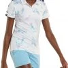 PUMA Girls' MATTR Lowlands Golf Polo Bright White/mauve Pop -Golf Apparel Sales Shop unnamed file 6677