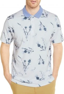 PUMA Men's MATTR Lowlands Golf Polo Navy Blazer/bright White