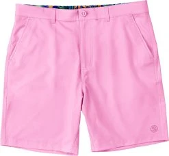Scales Men's All Tides Golf Walk Shorts Light Pink