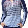 SanSoleil San Soleil Women's Solcool Color Block Long Sleeve Golf Shirt Draper Cornflower 1 SanSoleil San Soleil Women's Solcool Color Block Long Sleeve Golf Shirt Draper Cornflower -Golf Apparel Sales Shop unnamed file 6799