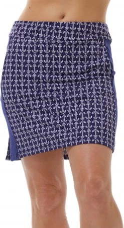 SanSoleil San Soleil Women's SolStyle 17" Golf Skort Birdie Black