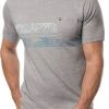 TravisMathew Men's Secluded Spot Golf T-Shirt Heather Grey -Golf Apparel Sales Shop unnamed file 6852