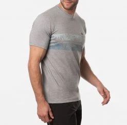 TravisMathew Men's Secluded Spot Golf T-Shirt Heather Grey -Golf Apparel Sales Shop unnamed file 6854