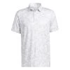 Adidas Men's Prisma Print Golf Polo White/grey Two -Golf Apparel Sales Shop unnamed file 6860