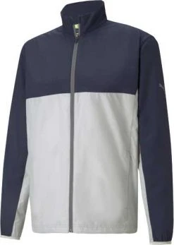 PUMA Boys' First Mile Wind Jacket Navy Blazer