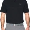 Under Armour Men's Threadborne Jacquard Golf Polo Black/rhino Gray -Golf Apparel Sales Shop unnamed file 6962