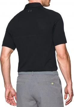 Under Armour Men's Threadborne Jacquard Golf Polo Black/rhino Gray -Golf Apparel Sales Shop unnamed file 6963