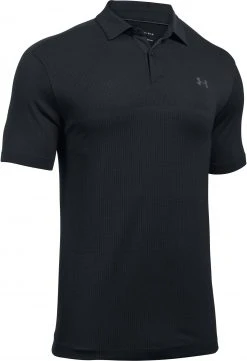 Under Armour Men's Threadborne Jacquard Golf Polo Black/rhino Gray -Golf Apparel Sales Shop unnamed file 6965