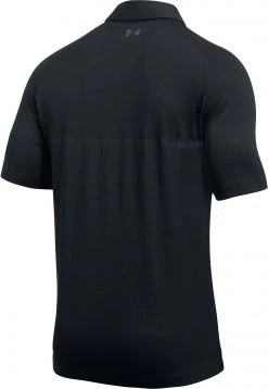 Under Armour Men's Threadborne Jacquard Golf Polo Black/rhino Gray -Golf Apparel Sales Shop unnamed file 6966