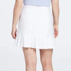 Lady Hagen Women's Stripe Pleated 17'' Golf Skort White -Golf Apparel Sales Shop unnamed file 7140