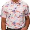 Waggle Men's Flamingo Sunset Golf Polo White/coral -Golf Apparel Sales Shop unnamed file 7162