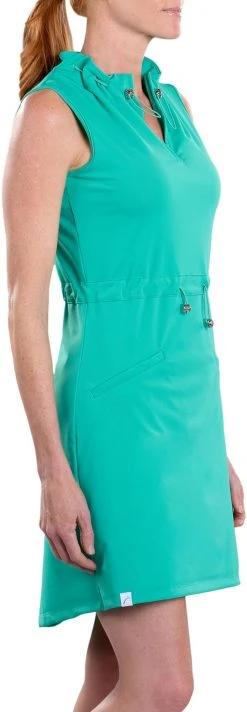 SwingDish Women's Paulette Golf Dress Green -Golf Apparel Sales Shop unnamed file 7282
