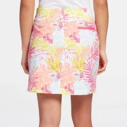 Lady Hagen Women's Tropical Print 17'' Golf Skort White Palm 10 Lady Hagen Women's Tropical Print 17'' Golf Skort White Palm -Golf Apparel Sales Shop unnamed file 7344