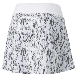 PUMA Women's PWRSHAPE Jungle Golf Skirt Bright White/puma Black -Golf Apparel Sales Shop unnamed file 7409