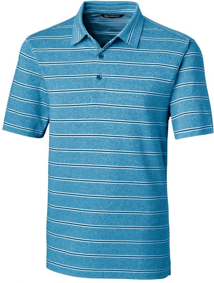 Cutter & Buck Men's Forge Heather Stripe Golf Polo Majestic 3 Cutter & Buck Men's Forge Heather Stripe Golf Polo Majestic