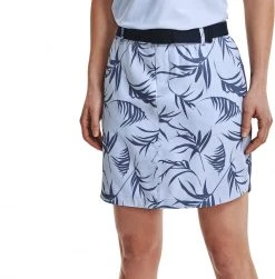 Under Armour Women's Links Woven Printed 16.5'' Golf Skort Iso Blu/min Blu/jet Gry
