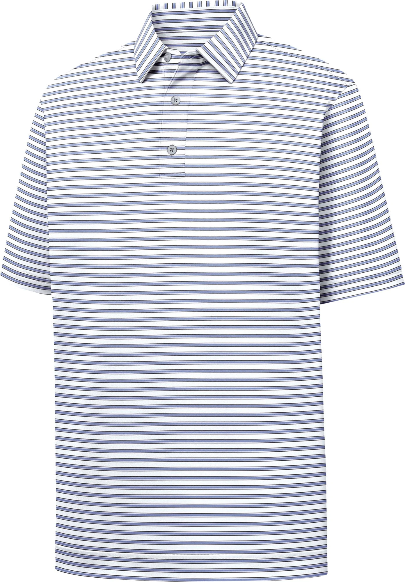 FootJoy Men's Stretch Lisle Short Sleeve Golf Polo White/lavender 3 FootJoy Men's Stretch Lisle Short Sleeve Golf Polo White/lavender