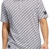 Adidas Men's Adicross Printed Golf Polo White -Golf Apparel Sales Shop unnamed file 7481