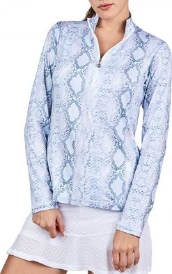 Sofibella Women's UV Feather Long Sleeve Top Techno