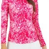 IBKUL Women's Long Sleeve Evie Print Crew Neck Golf Polo Evie Watermelon/white 1 IBKUL Women's Long Sleeve Evie Print Crew Neck Golf Polo Evie Watermelon/white -Golf Apparel Sales Shop unnamed file 7522