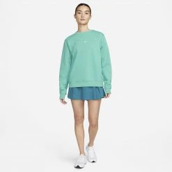 Nike Women's Golf Crew Long Sleeve Top Washed Teal -Golf Apparel Sales Shop unnamed file 755