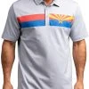 TravisMathew Men's Great Prescott Golf Polo Heather Quiet Shade -Golf Apparel Sales Shop unnamed file 7558