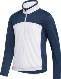 Adidas Girls' Layering Full Zip Golf Jacket Crew Navy