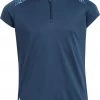 Adidas Girls' 1/4 Zip Golf Polo Crew Navy -Golf Apparel Sales Shop unnamed file 7602