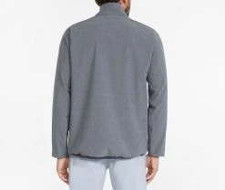 PUMA Men's Marin 1/4 Zip Jacket High Rise Heather -Golf Apparel Sales Shop unnamed file 7620