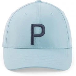 PUMA Women's Pony P Adjustable Golf Hat Porcelain -Golf Apparel Sales Shop unnamed file 7641