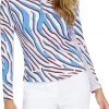 Tail Women's Aldyn Long Sleeve Golf Top Zebra Safari -Golf Apparel Sales Shop unnamed file 7721