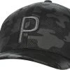 PUMA Men's P 110 Floral Snapback Golf Hat Black -Golf Apparel Sales Shop unnamed file 7808