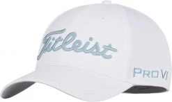 Titleist Men's 2022 Tour Sports Mesh Golf Hat White/orange