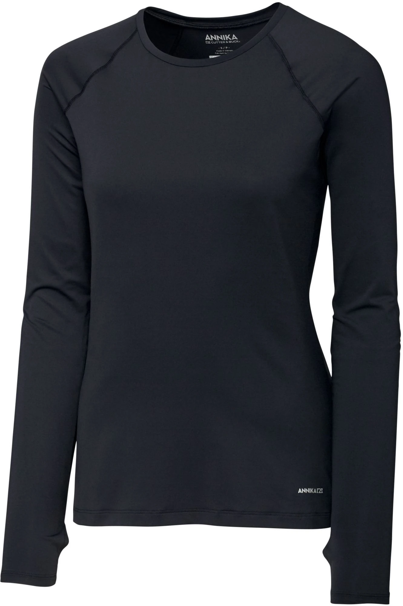 Cutter & Buck Women's Annika Solar Guard Golf Top Black 3 Cutter & Buck Women's Annika Solar Guard Golf Top Black