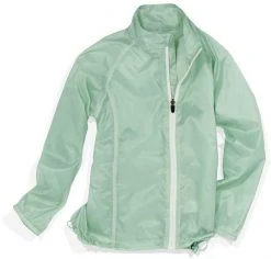 Garb Girls' Angela Golf Rain Jacket Seaglass Green