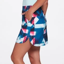 Slazenger Women's Bold Print Tech 16'' Golf Skort Bold Block -Golf Apparel Sales Shop unnamed file 8287