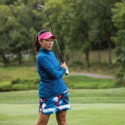 Slazenger Women's Bold Print Tech 16'' Golf Skort Bold Block -Golf Apparel Sales Shop unnamed file 8290