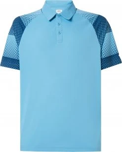 Oakley Men's Dot Sleeves Golf Polo Shirt Aviator Blue